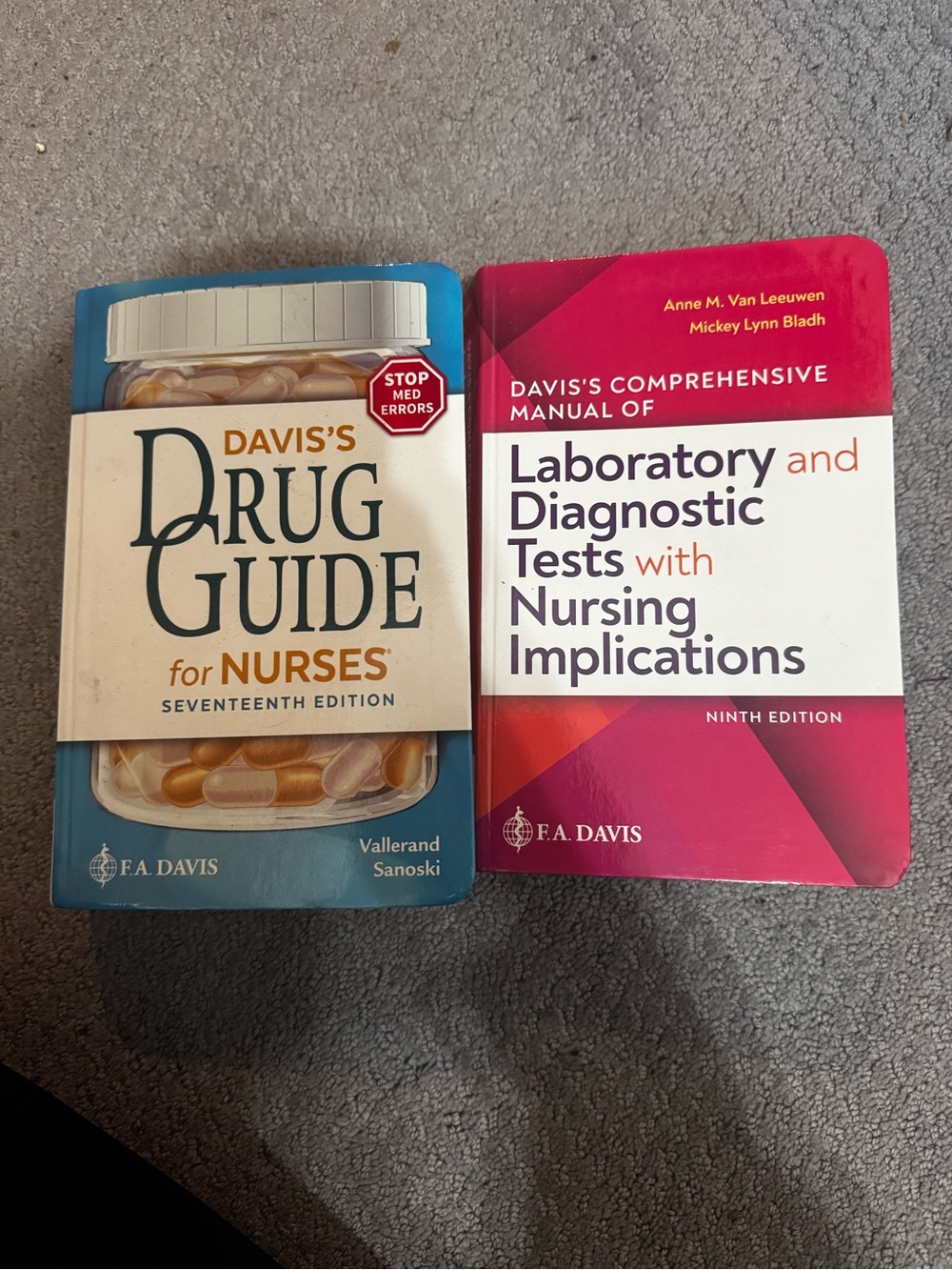 F.A Davis nursing books